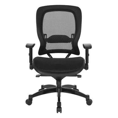 Manager's Black Breathable Mesh