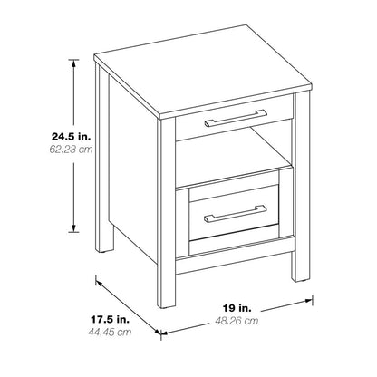 Stonebrook Nightstand, Classic Walnut