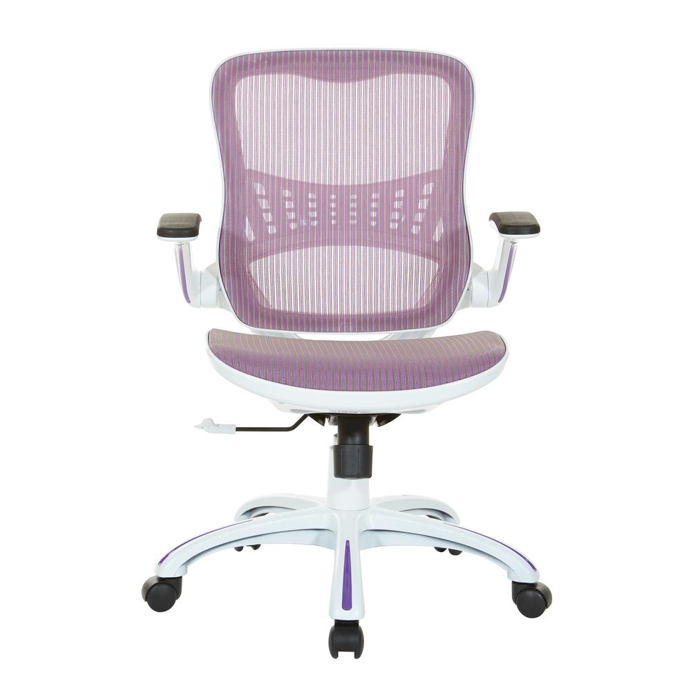 Riley Office Chair with Purple Mesh Seat and Back, RLY26-PR
