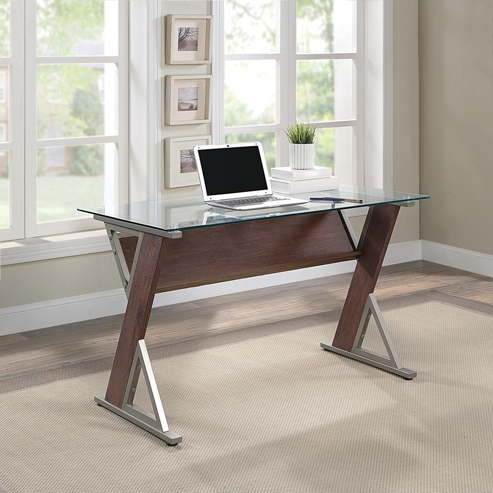 Zenos 48" Desk in Traditional Cherry