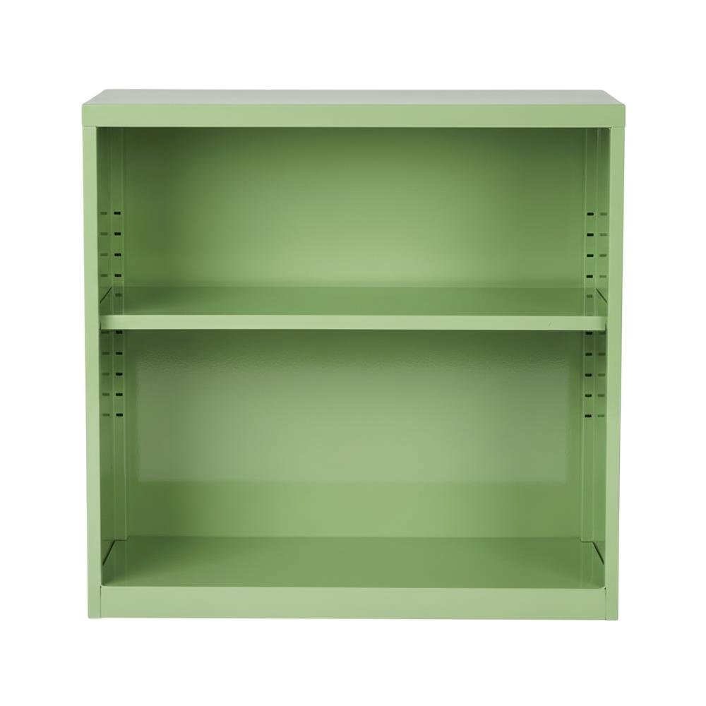 Steel bookcase for home storage with steel construction and lightweight design