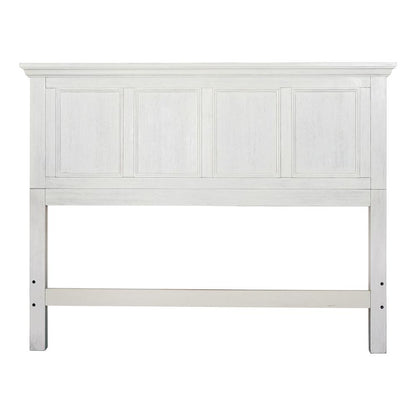 Farmhouse Queen Headboard, Rustic White