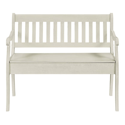 Wakefield Entryway Storage Bench in White Finish