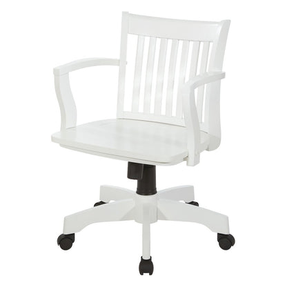 Deluxe Wood Banker's Chair
