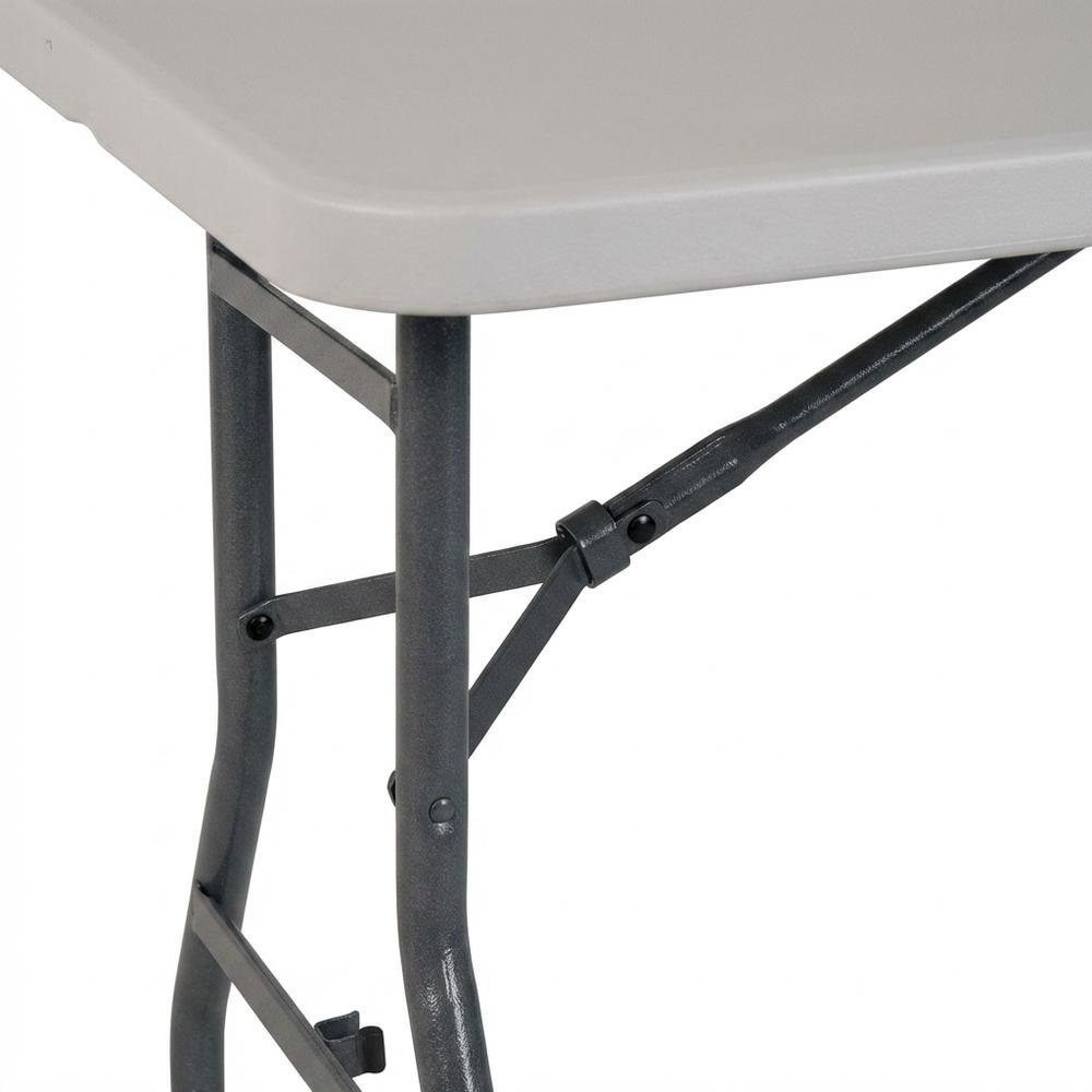Light Grey, Folding Table, Quality Build, Durable Wood Frame