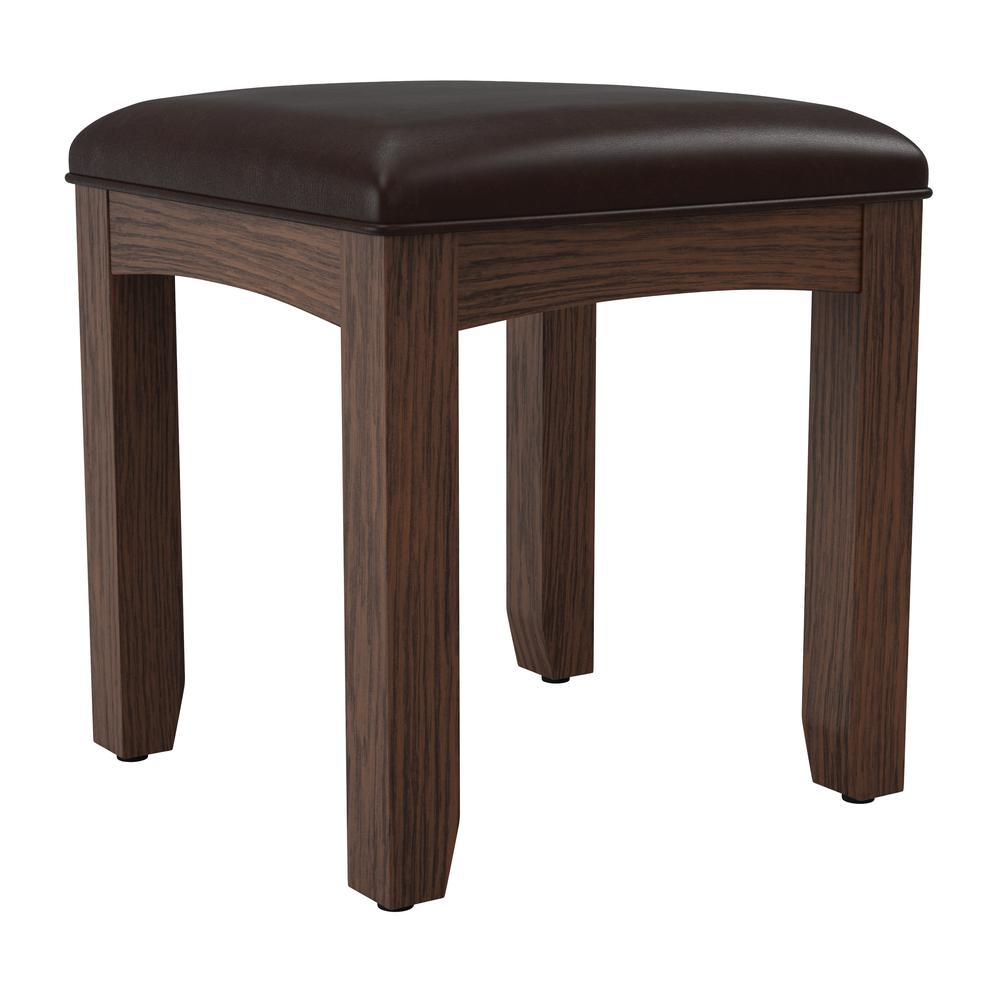 Modern Mission Bench for Vanity in Vintage Oak K/D, BP-4201-06K