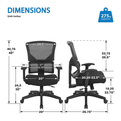 Vertical Matrix Back Manager's Chair
