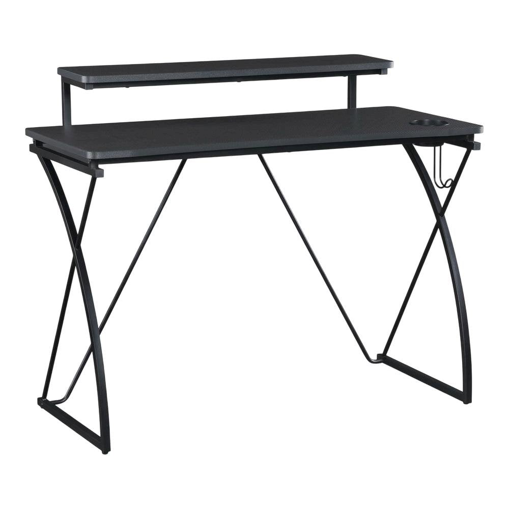 Wooden Desks with Hutches in Composite MDF and Steel Frame