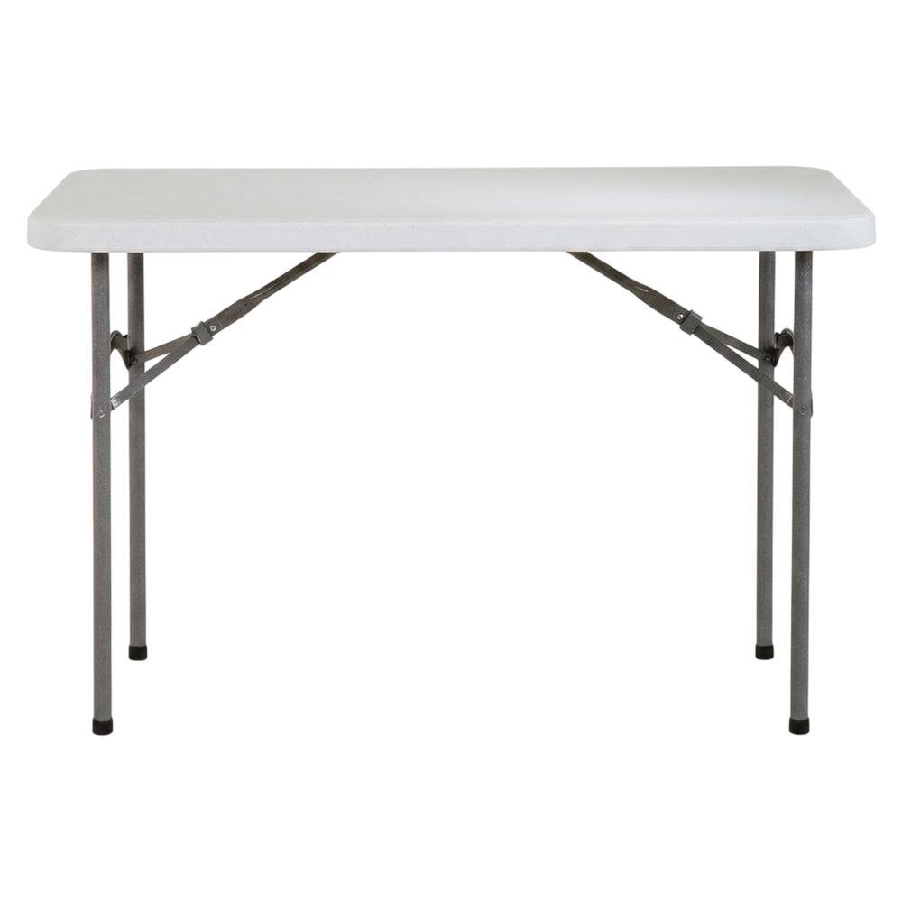 Light Grey, Folding Table, Quality Build, Durable Wood Frame