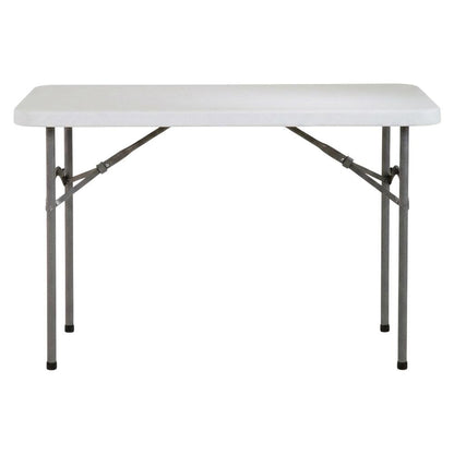 Light Grey, Folding Table, Quality Build, Durable Wood Frame