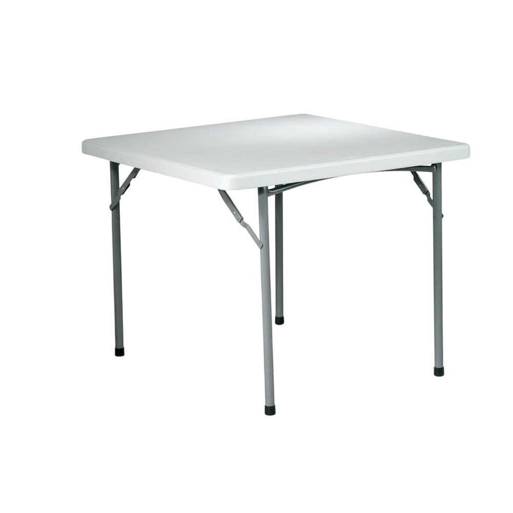 Light Grey, Folding Table, Quality Build, Durable Wood Frame