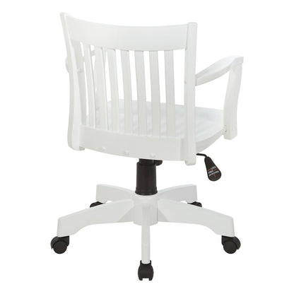 Deluxe Wood Banker's Chair