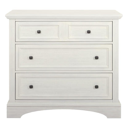 Farmhouse Basics 3 Drawer Chest, Rustic White