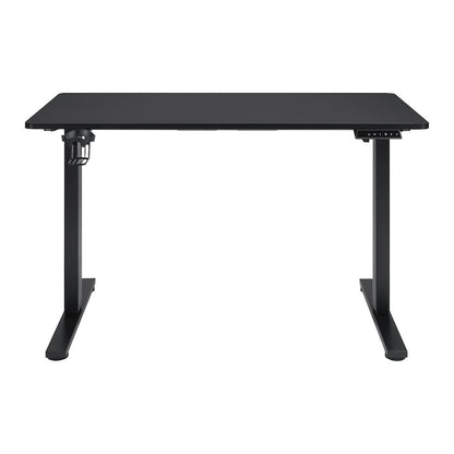 Primo 48" Electric Height Adjustable Gaming Desk in Black Carbon Fiber Finish