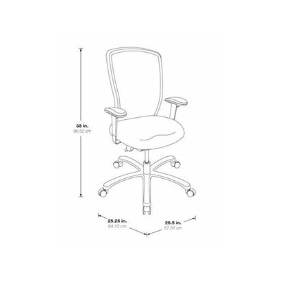 ProGrid High Back Chair in Dillon Blue, 97720-R105