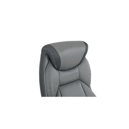 Ergonomic Leather Office Chair – Executive High Back Gray Desk Chair