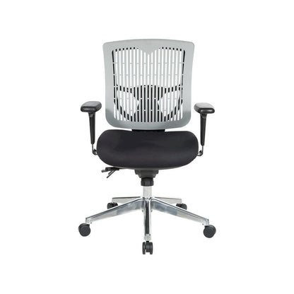 Contoured Grey Plastic Back Manager's Chair , 97898CGY-30