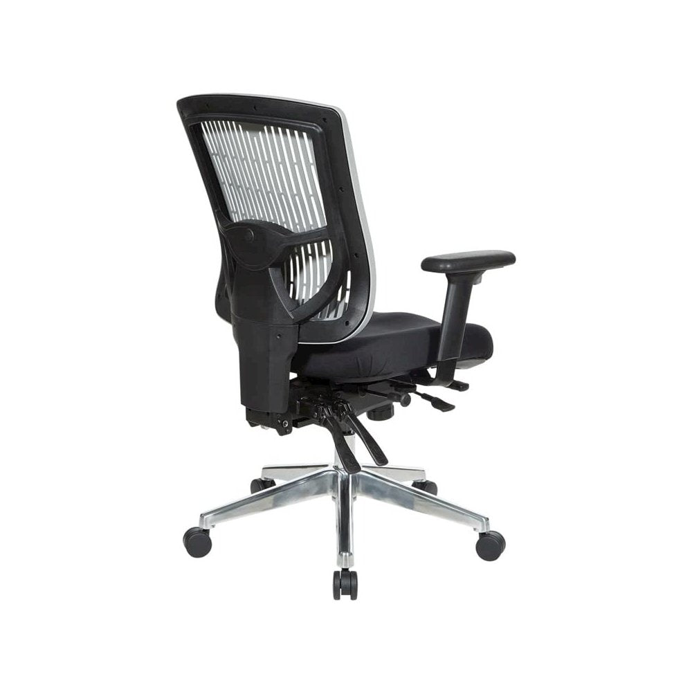 Contoured Grey Plastic Back Manager's Chair , 97898CGY-30