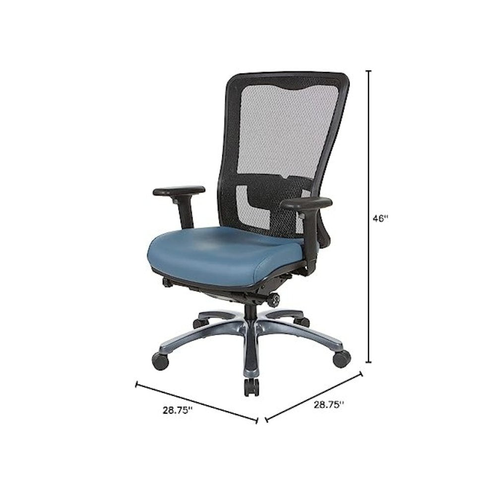ProGrid High Back Chair in Dillon Blue, 97720-R105