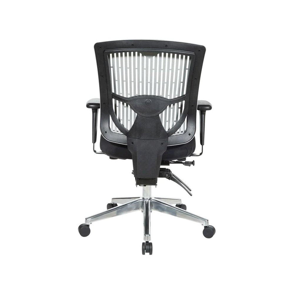 Contoured Grey Plastic Back Manager's Chair , 97898CGY-30