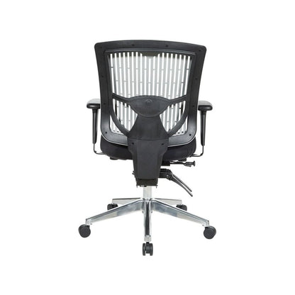 Contoured Grey Plastic Back Manager's Chair , 97898CGY-30