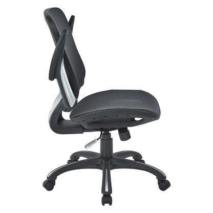 Black Tall Office Chair – Standing Desk Chair With Extended Height Frame