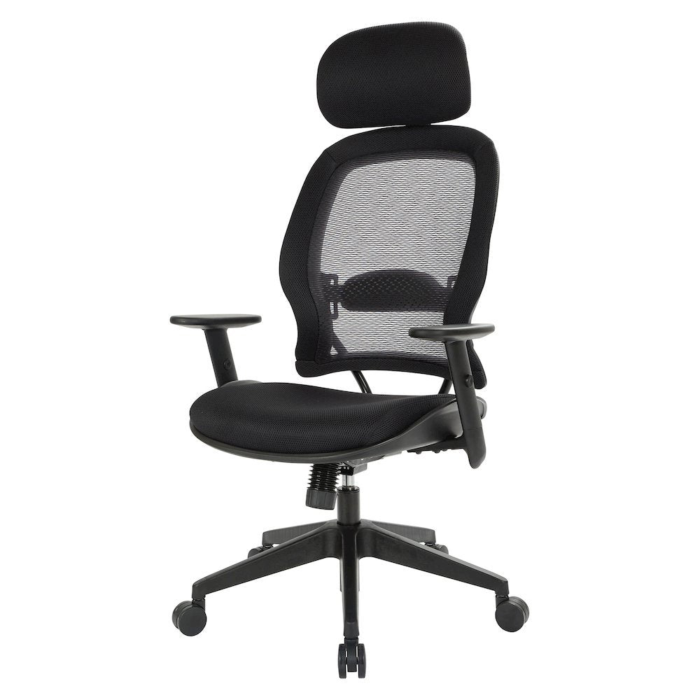 Ergonomic Mesh Office Chair – High-Back Computer Chair With Headrest