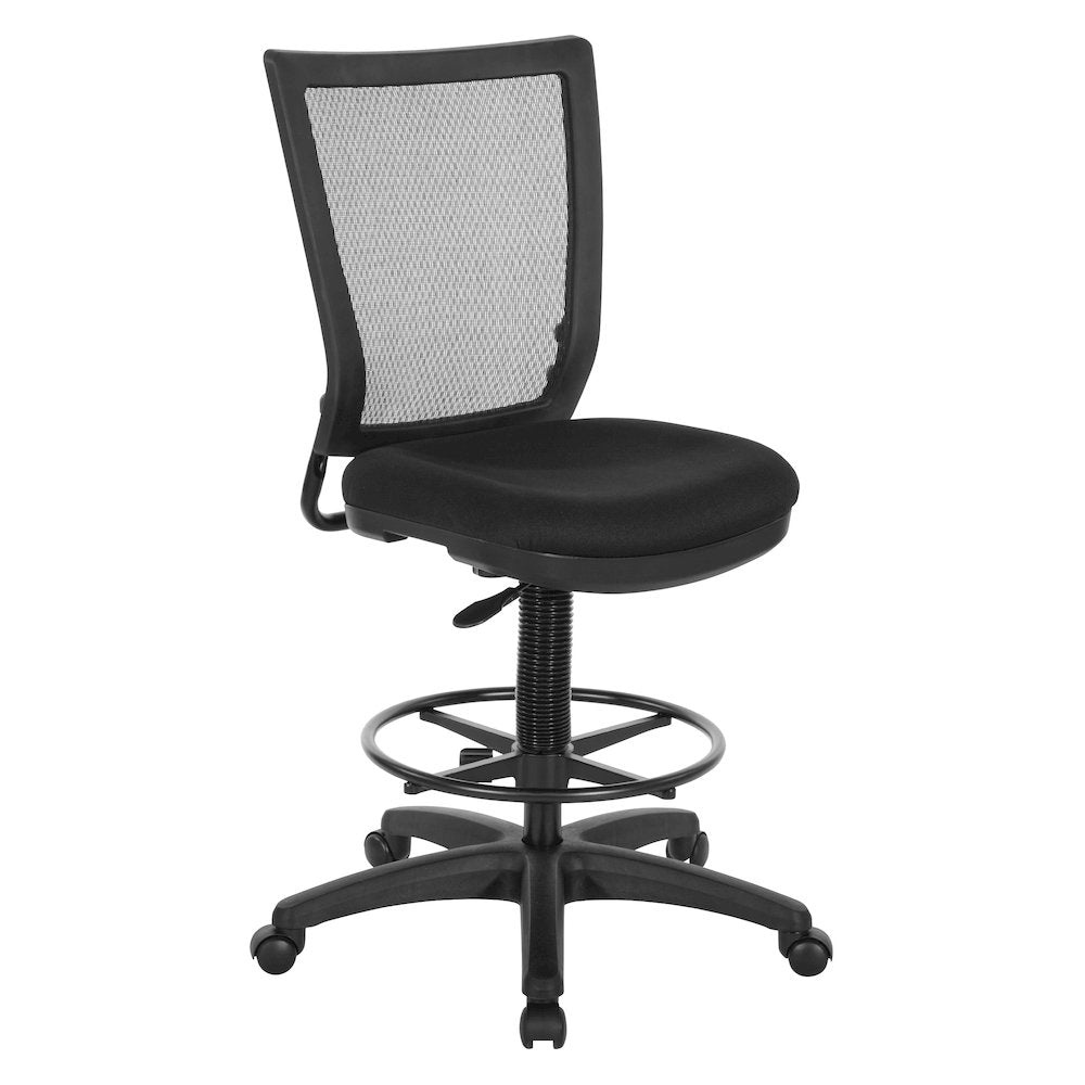 Soft PU Padded Back Frame with Breathable ProGrid Mesh Back Drafting Chair