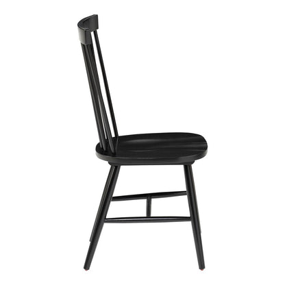 Eagle Ridge Dining Chair in Black Finish 2 Pack, EAG1787-BLK