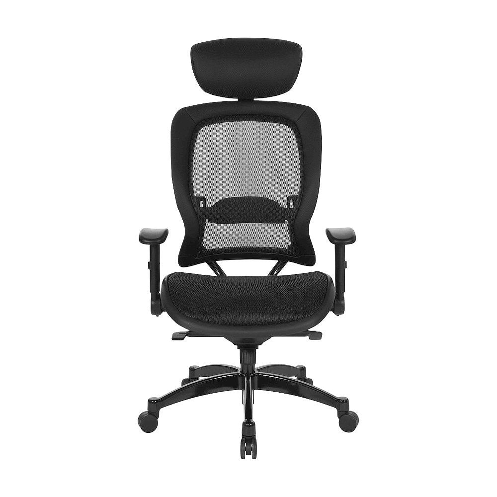 Ergonomic Breathable Mesh Executive Desk Chair with Lumbar Support, Black