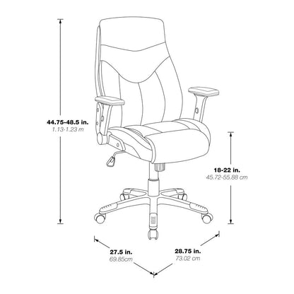 Exec Bonded Lthr Office Chair