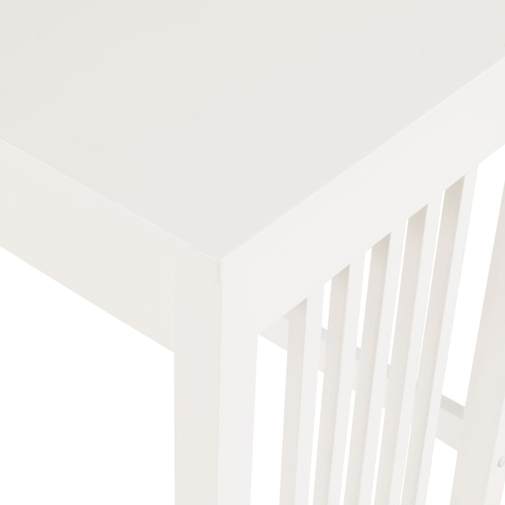 Sierra Writing Desk, White Finish