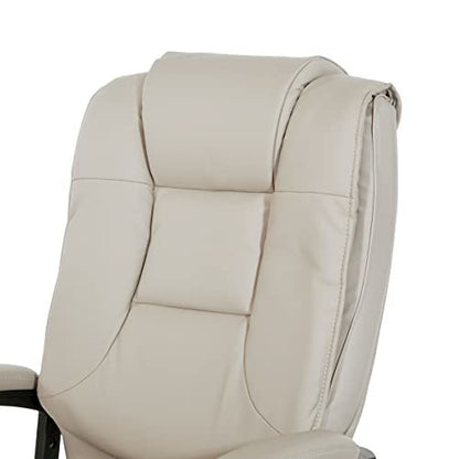 High Back Bonded Lthr Chair, Taupe