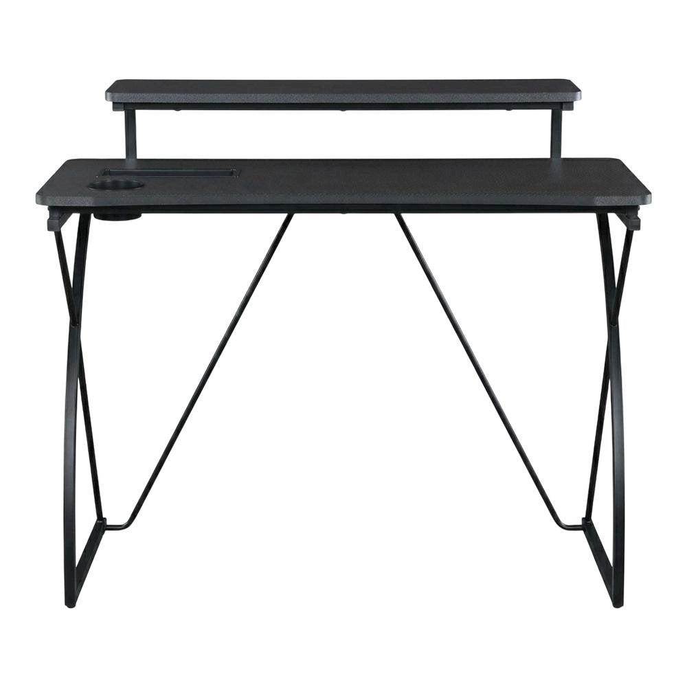 Wooden Desks with Hutches in Composite MDF and Steel Frame