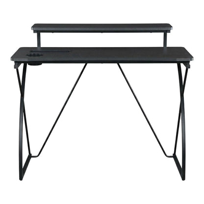 Wooden Desks with Hutches in Composite MDF and Steel Frame