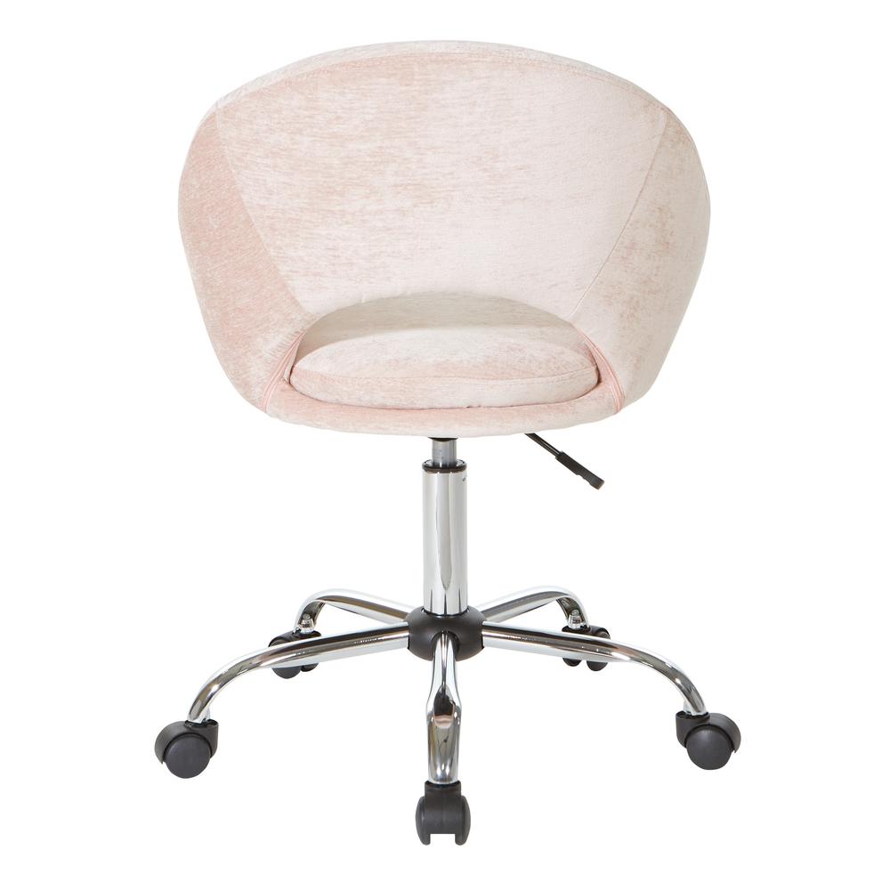 Milo Height Adjustable Home Office Chair in Durable Micro-Fiber Royal Velvet, ML26SA-V19