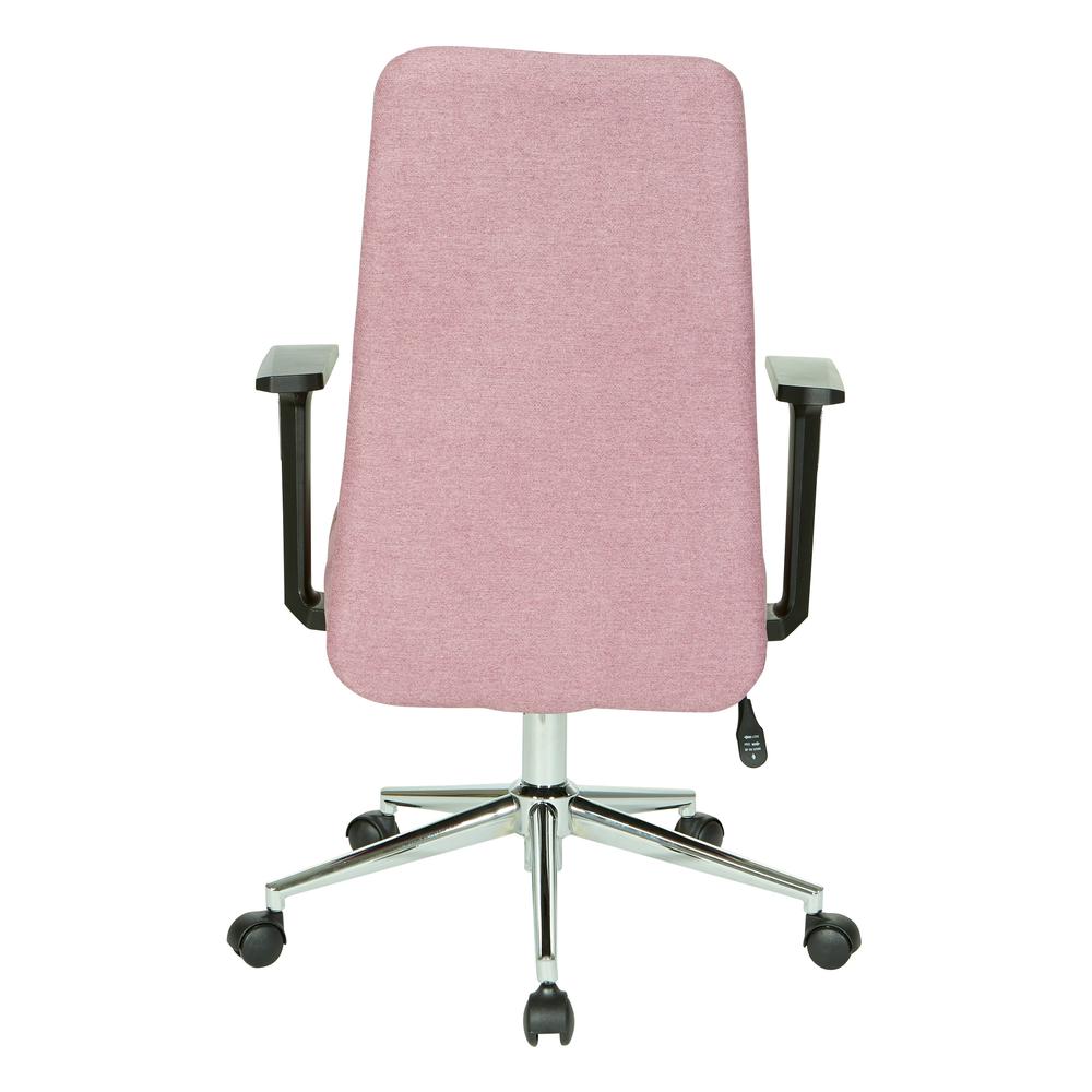 Evanston Office Chair in Orchid Fabric with Chrome Base, EVA26-E16