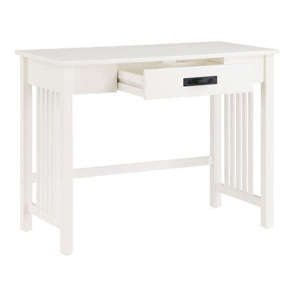 Sierra Writing Desk, White Finish