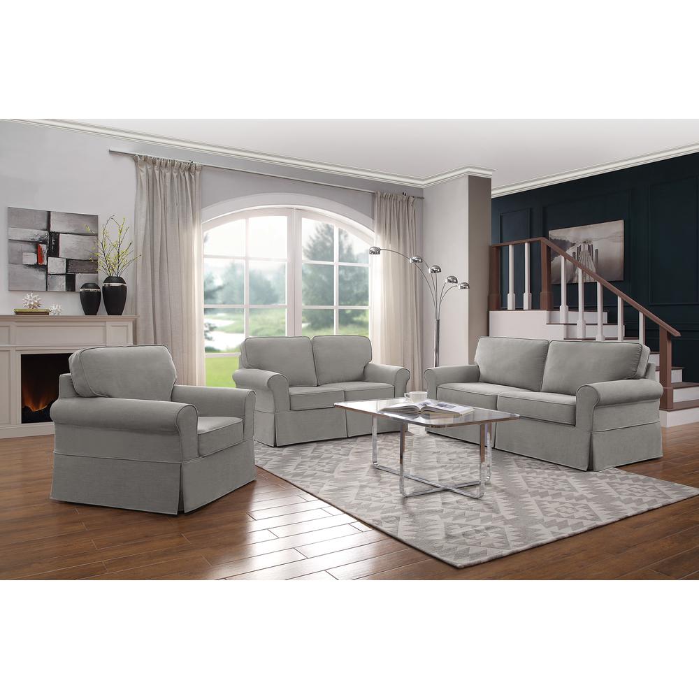 Chair with Fog Slip Cover