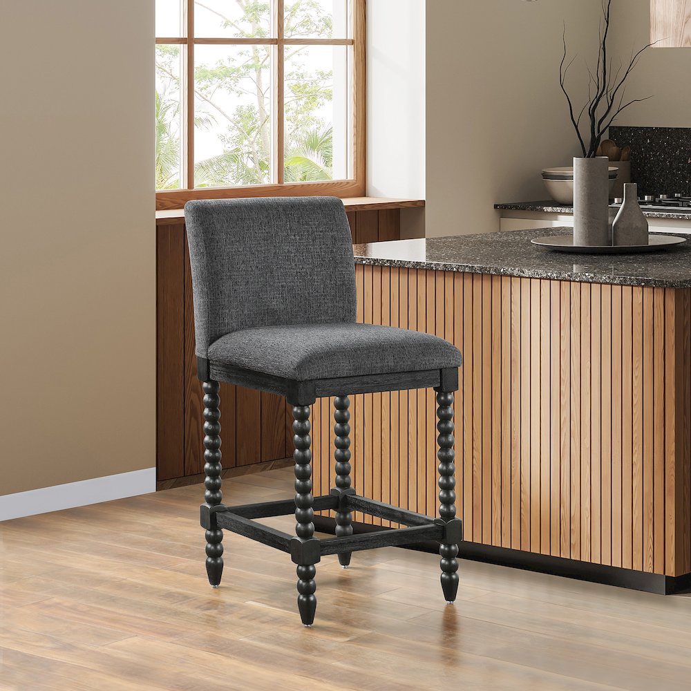 ELIZA 26" Spindle Counter Stool