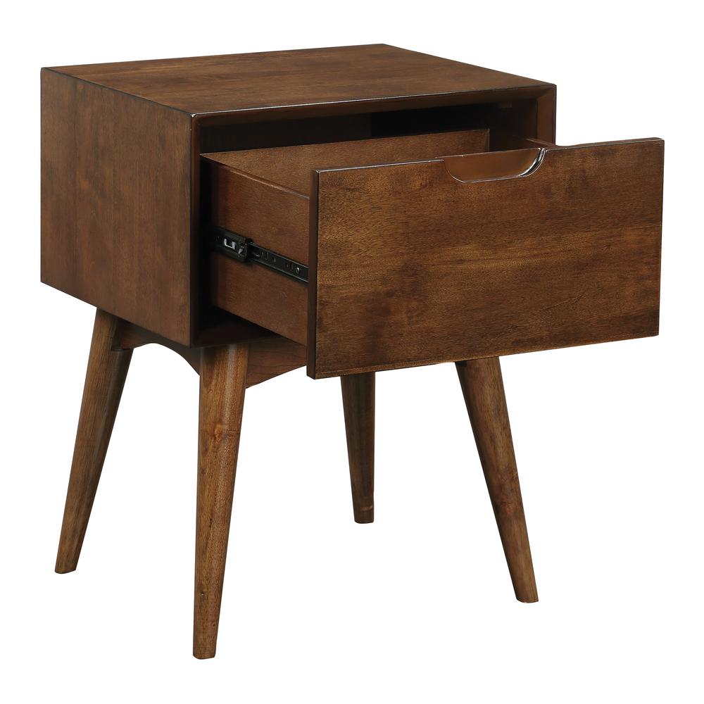 Copenhagen Accent Table with Drawer, Walnut