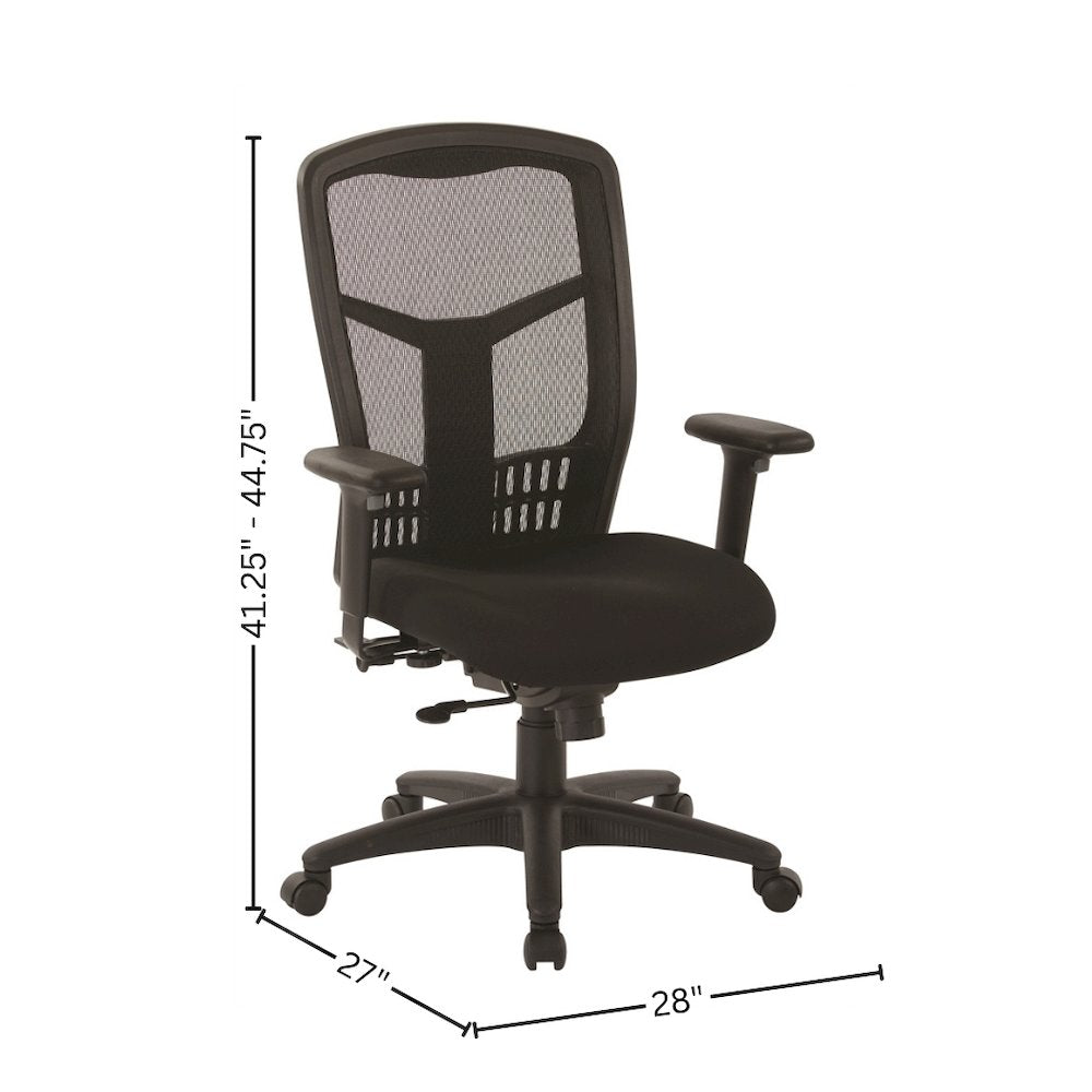 Ergonomic Mesh Office Chair – Black High-Back Desk Chair With Support