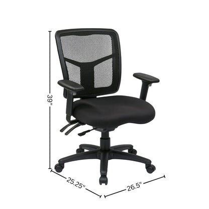Ergonomic Mesh Office Chair – Mid-Back Desk Chair