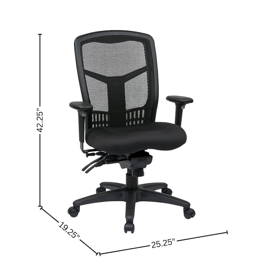 Ergonomic Mesh Office Desk Chair – Black High-Back Chair for Comfort