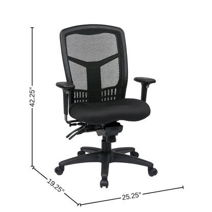 Ergonomic Mesh Office Desk Chair – Black High-Back Chair for Comfort