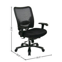 Black Mesh Office Chair – Ergonomic Home Office Desk Chair With Support