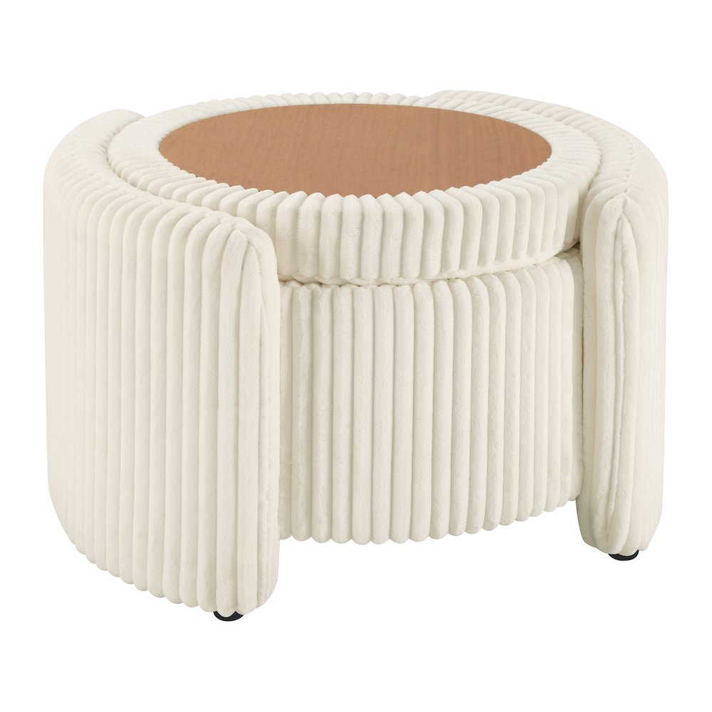 Sable Storage Ottoman