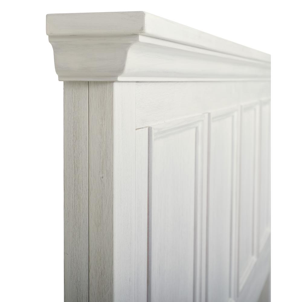 Farmhouse Queen Headboard, Rustic White