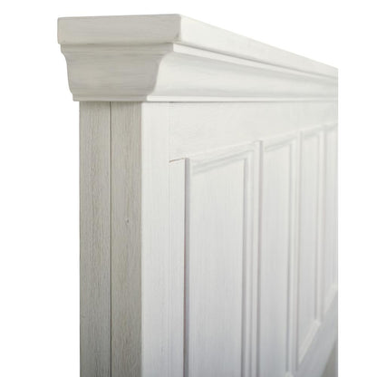 Farmhouse Queen Headboard, Rustic White