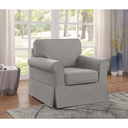 Chair with Fog Slip Cover